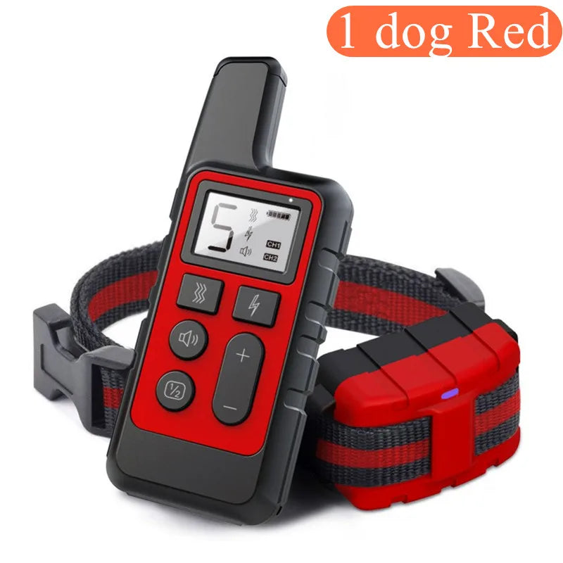 Rechargeable Dog Training Collar with Remote Control for Small Medium Large Dogs