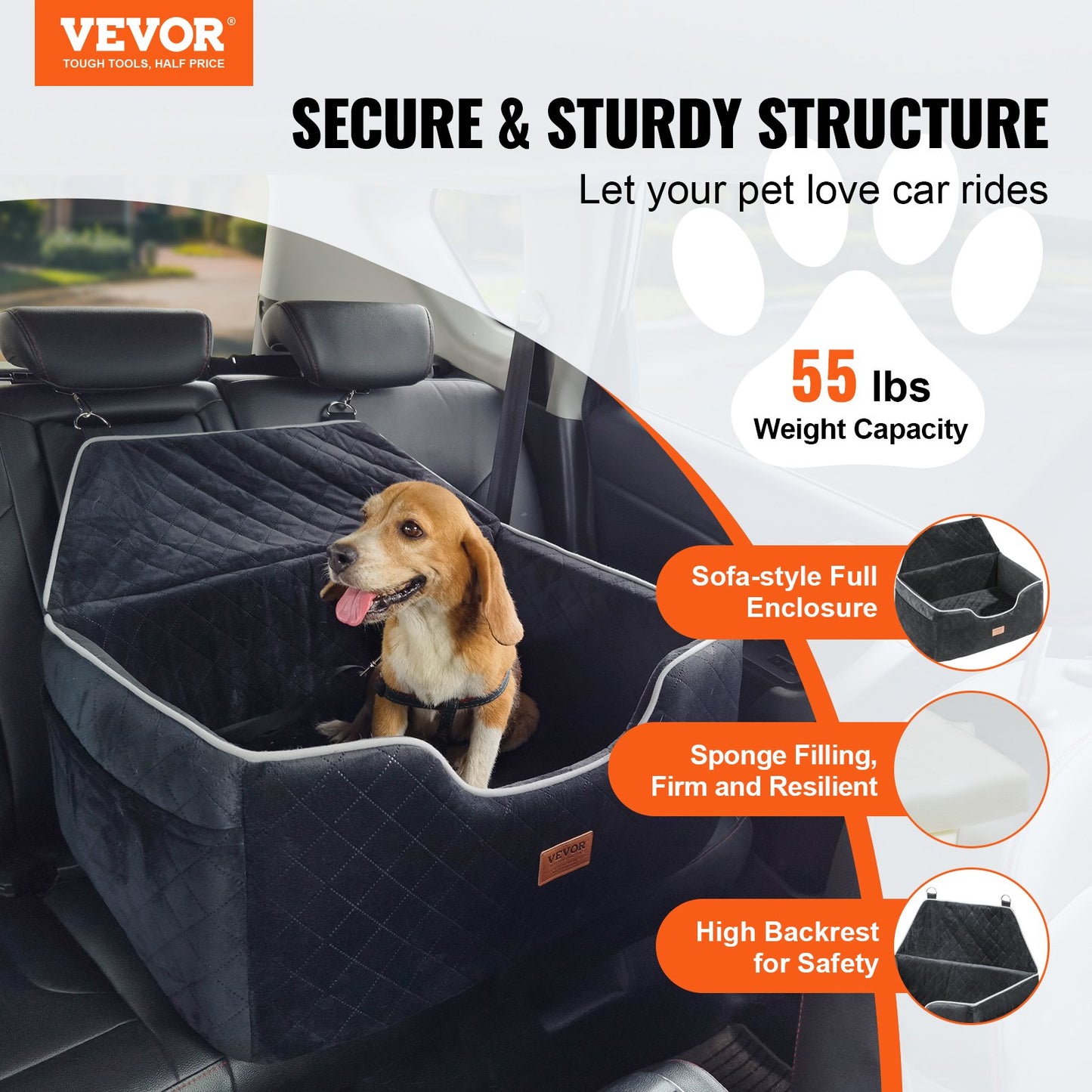 Dog Booster Car Seat