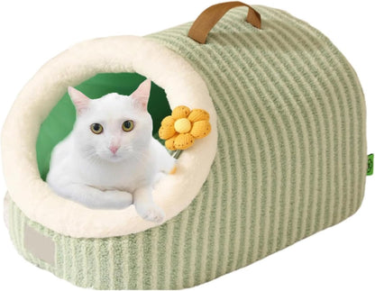 Washable Cushioned Pillow  Calming Cozy Soft Cat Beds