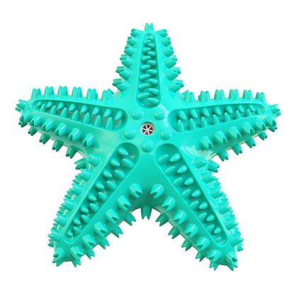 Dogs Tooth Cleaning Chew Funny Interactive Training Starfish Toy