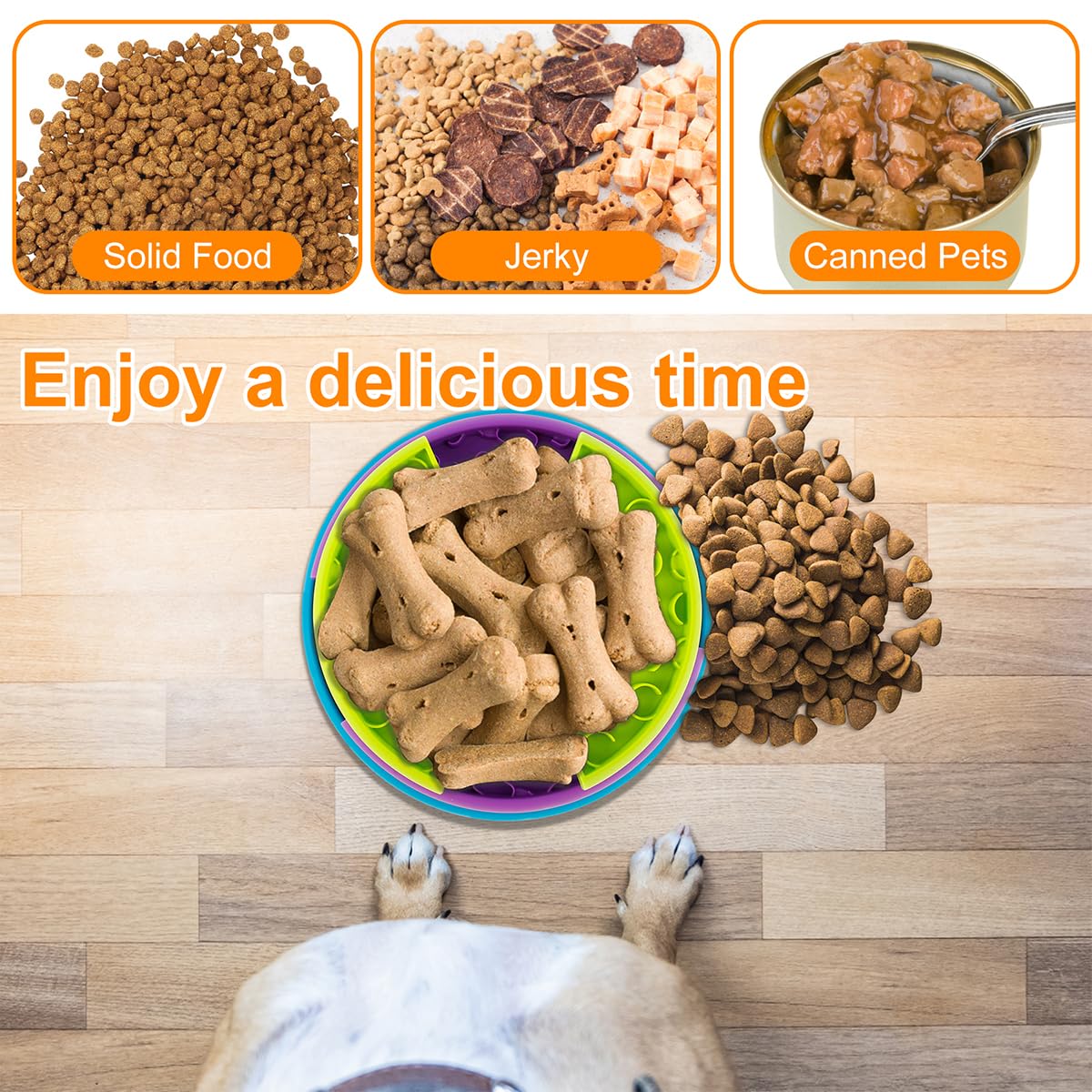 3in1 Interactive Dog Feeder Puzzle