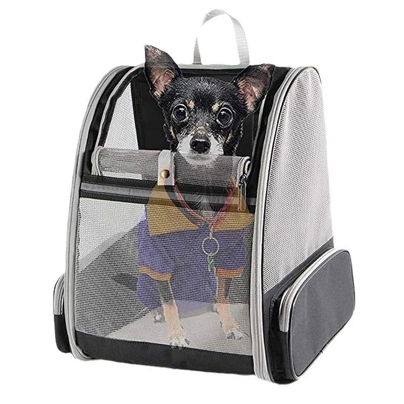 Pet Travel Backpack Carrier | Spacious Transparent Cat Backpack with Ventilation