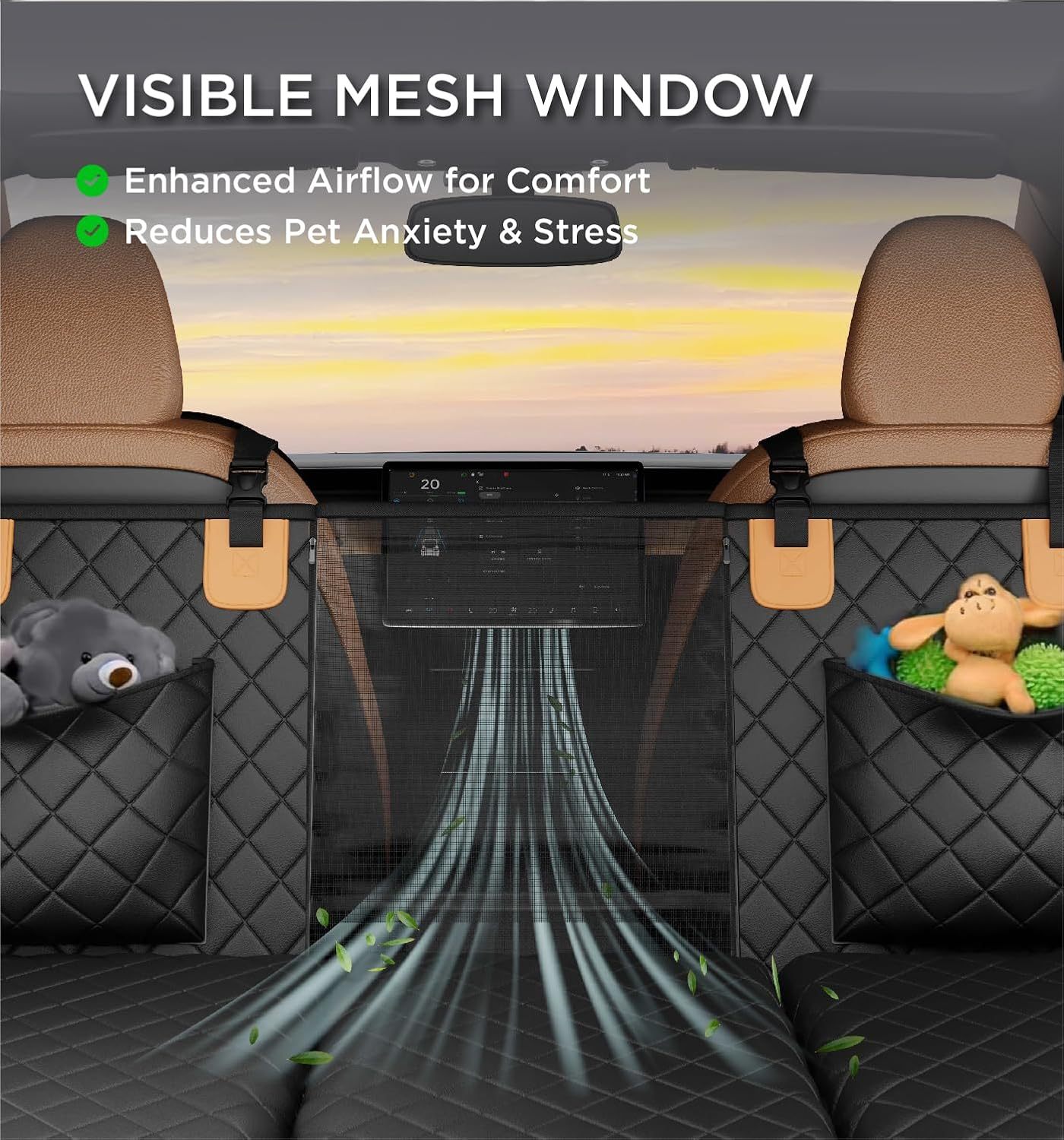 Pet Car Back Seat Cover