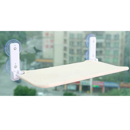 Cat Window Lounger Bed | Foldable Suction Cup Hammock for Cats