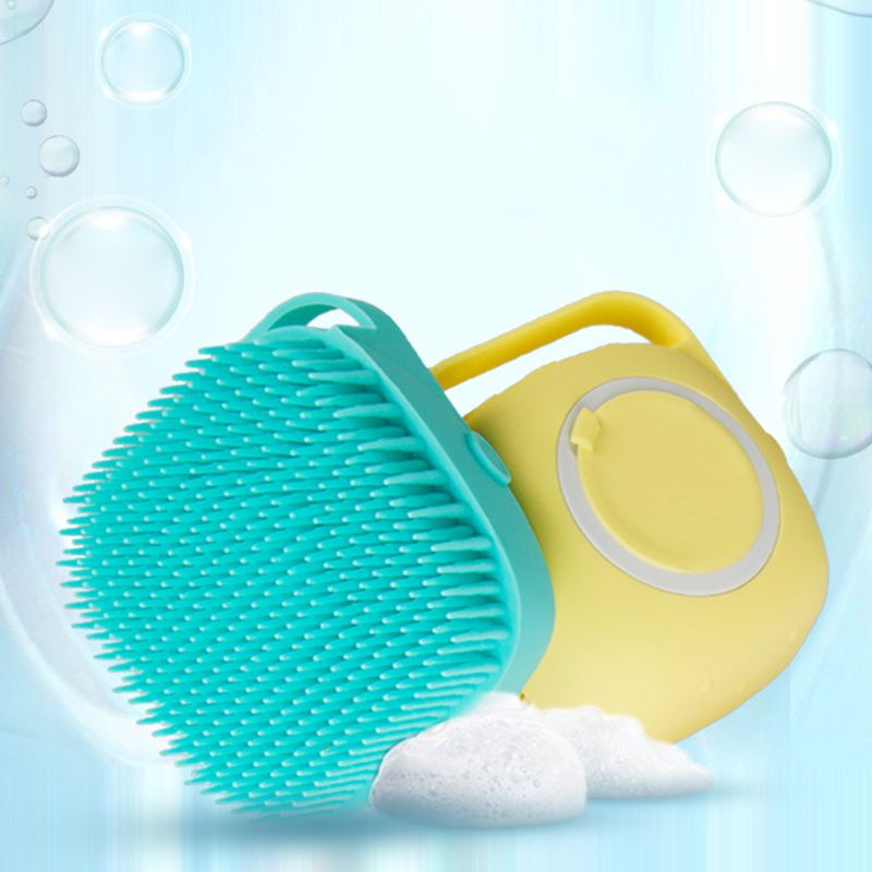 New Soft Silicone Bristles Cat Dog Bath Brus