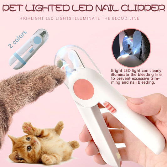 LED Light-Emitting Professional Pet Nail Clippers