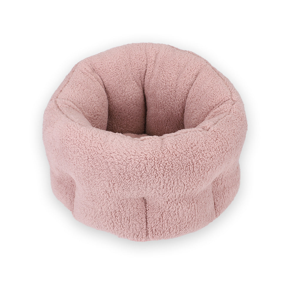 Soft Plush Puppy & Small Dog Bed – Warm, Lightweight, Washable