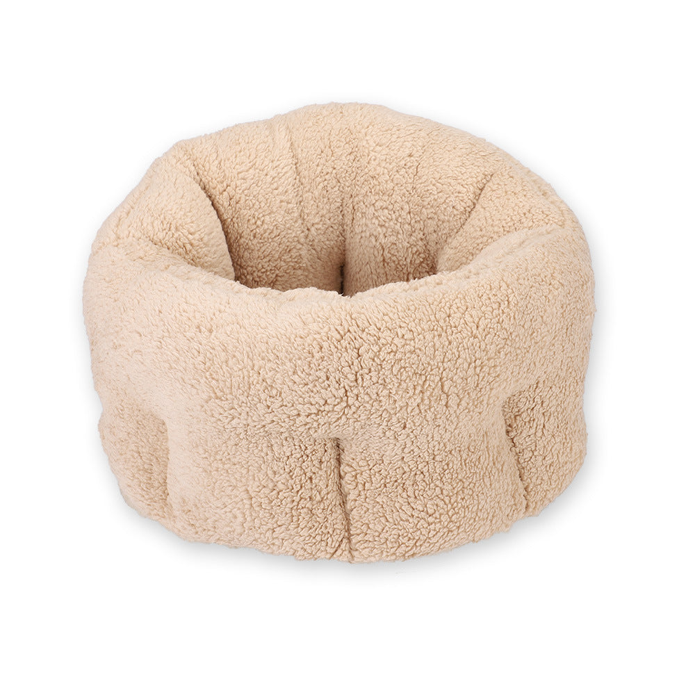 Soft Plush Puppy & Small Dog Bed – Warm, Lightweight, Washable