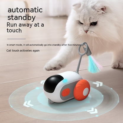 Automatic Chasing Cat Toy Car | Smart Interactive USB Rechargeable Toy