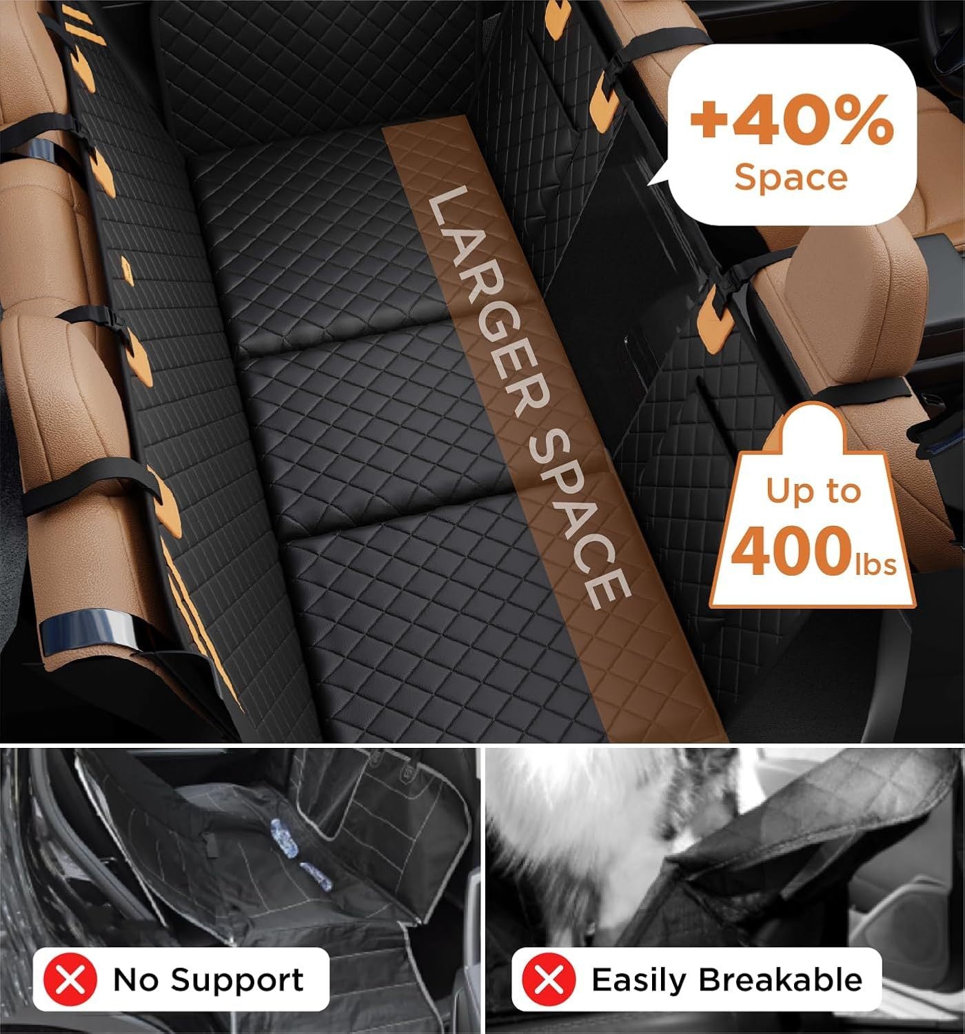 Pet Car Back Seat Cover