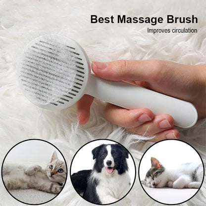 Pet Self Cleaning Brush