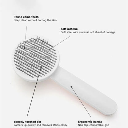Pet Self Cleaning Brush