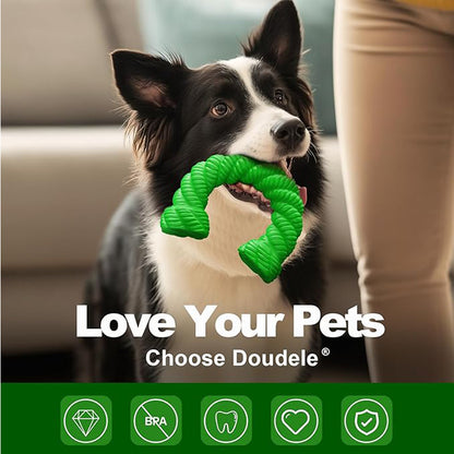 Natural Rubber Horseshoe-Shaped Chew Toys