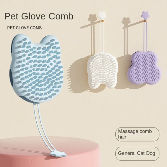 Pet Bathing Gloves Brush