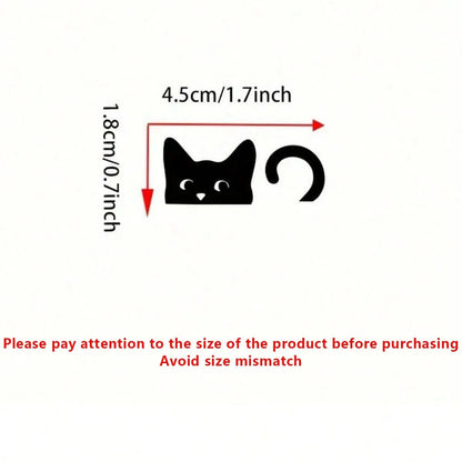 Peeking Cat Vinyl Sticker | Waterproof Car, Window & Mirror Decoration