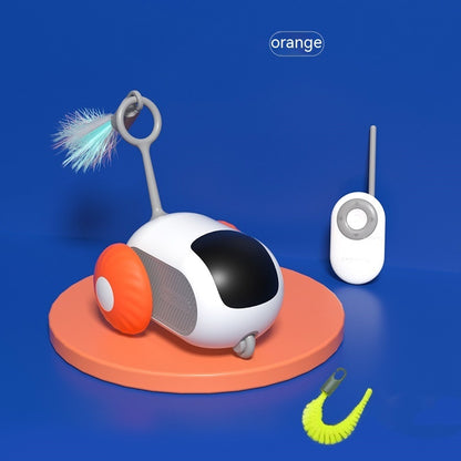 Automatic Chasing Cat Toy Car | Smart Interactive USB Rechargeable Toy