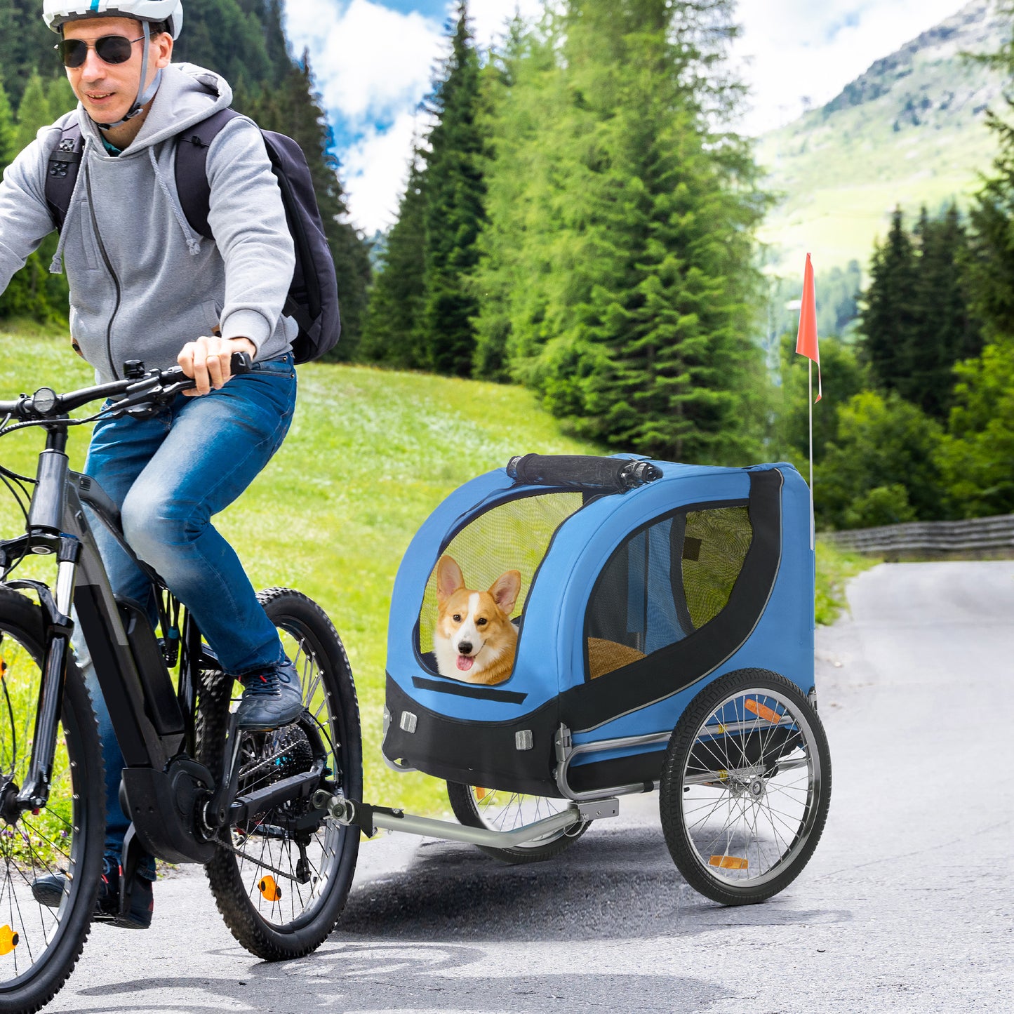 New Steel Dog Bike Trailer