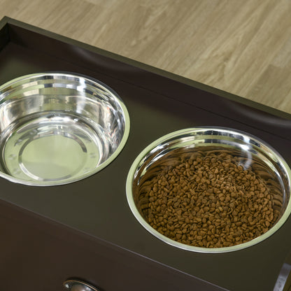 Pet Feeding Station Dish Bowl Set