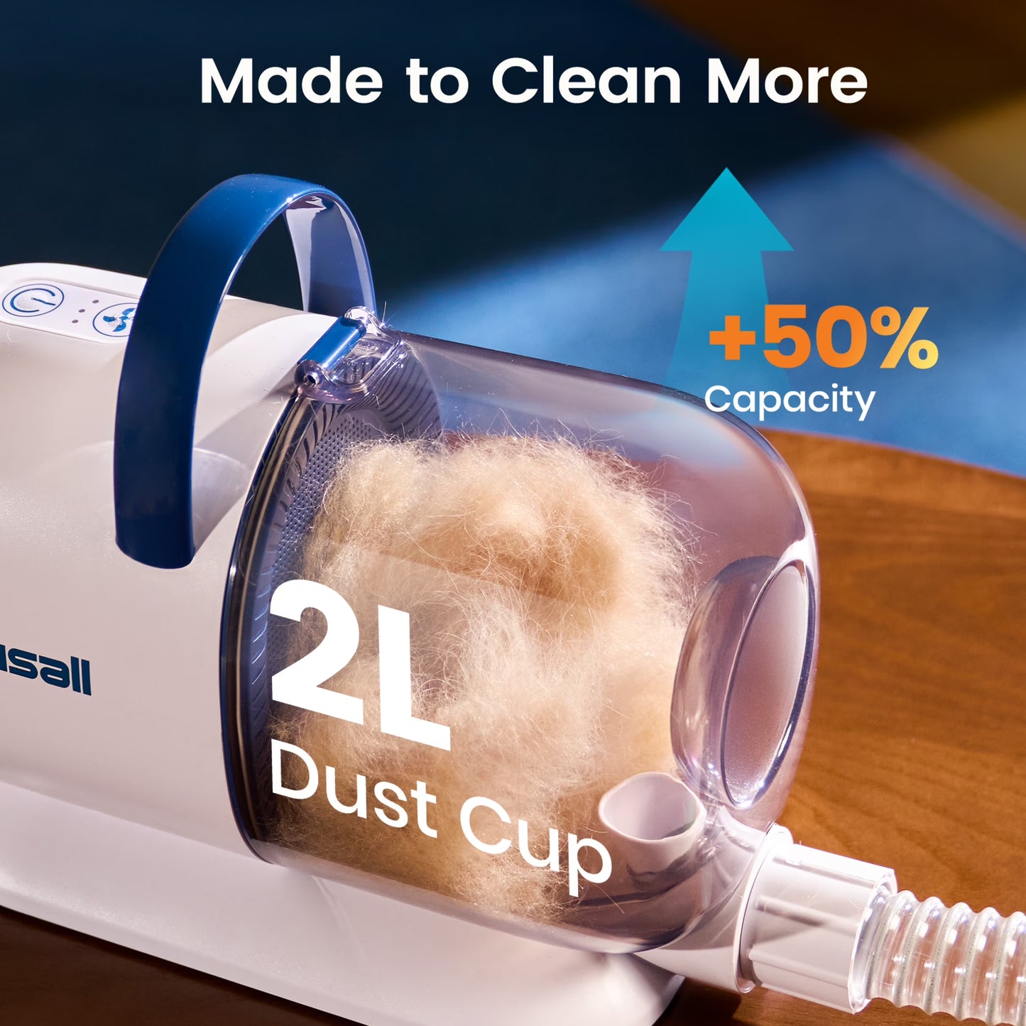 Dog Grooming Vacuum Kit 15000Pa with Clippers