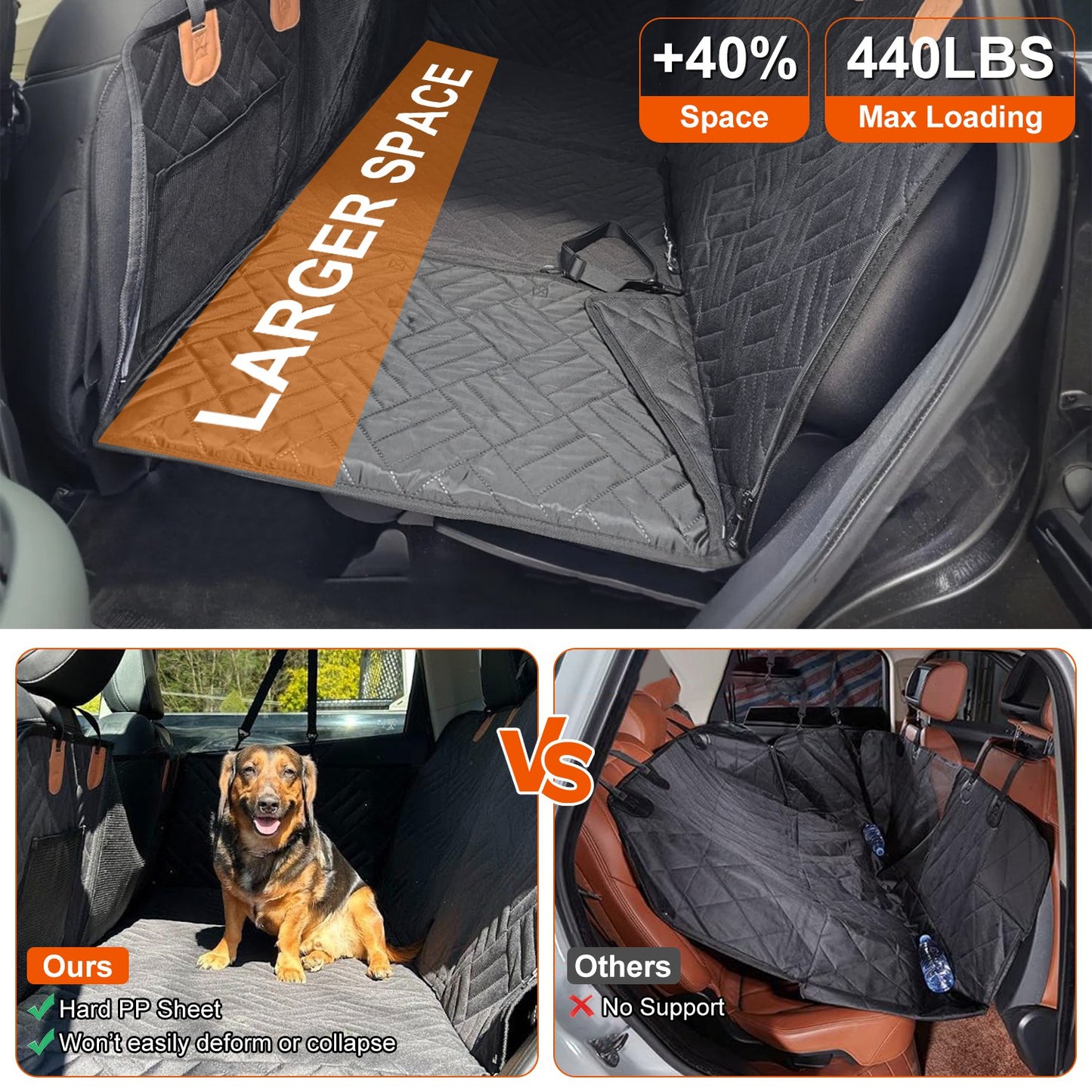 1Pc Dog Car Seat Cover