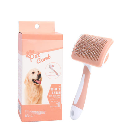 Pets Self Cleaning Slicker Brush