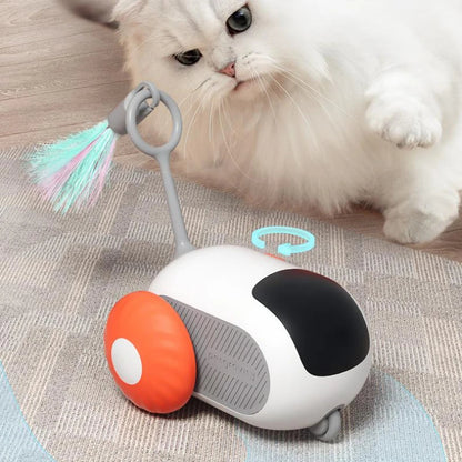 Automatic Chasing Cat Toy Car | Smart Interactive USB Rechargeable Toy