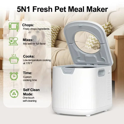 Automatic Fresh Pet Food Cooker for Dogs & Cats