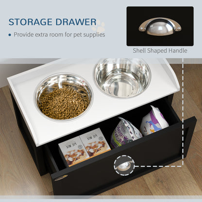 Pet Feeding Station Dish Bowl Set