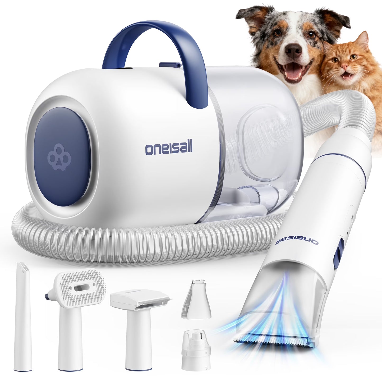 Dog Grooming Vacuum Kit 15000Pa with Clippers