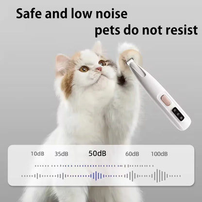 Rechargeable Pet Nail Grinder | Professional Cat & Dog Claw Trimmer
