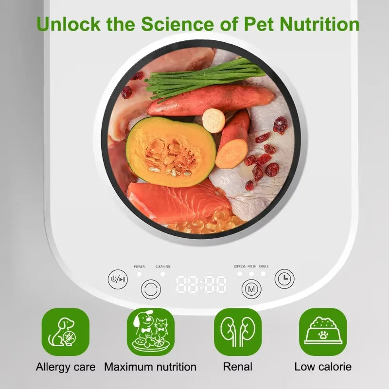 Automatic Fresh Pet Food Cooker for Dogs & Cats