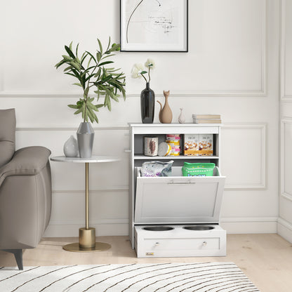 Pet Feeder Station Storage Cabinet