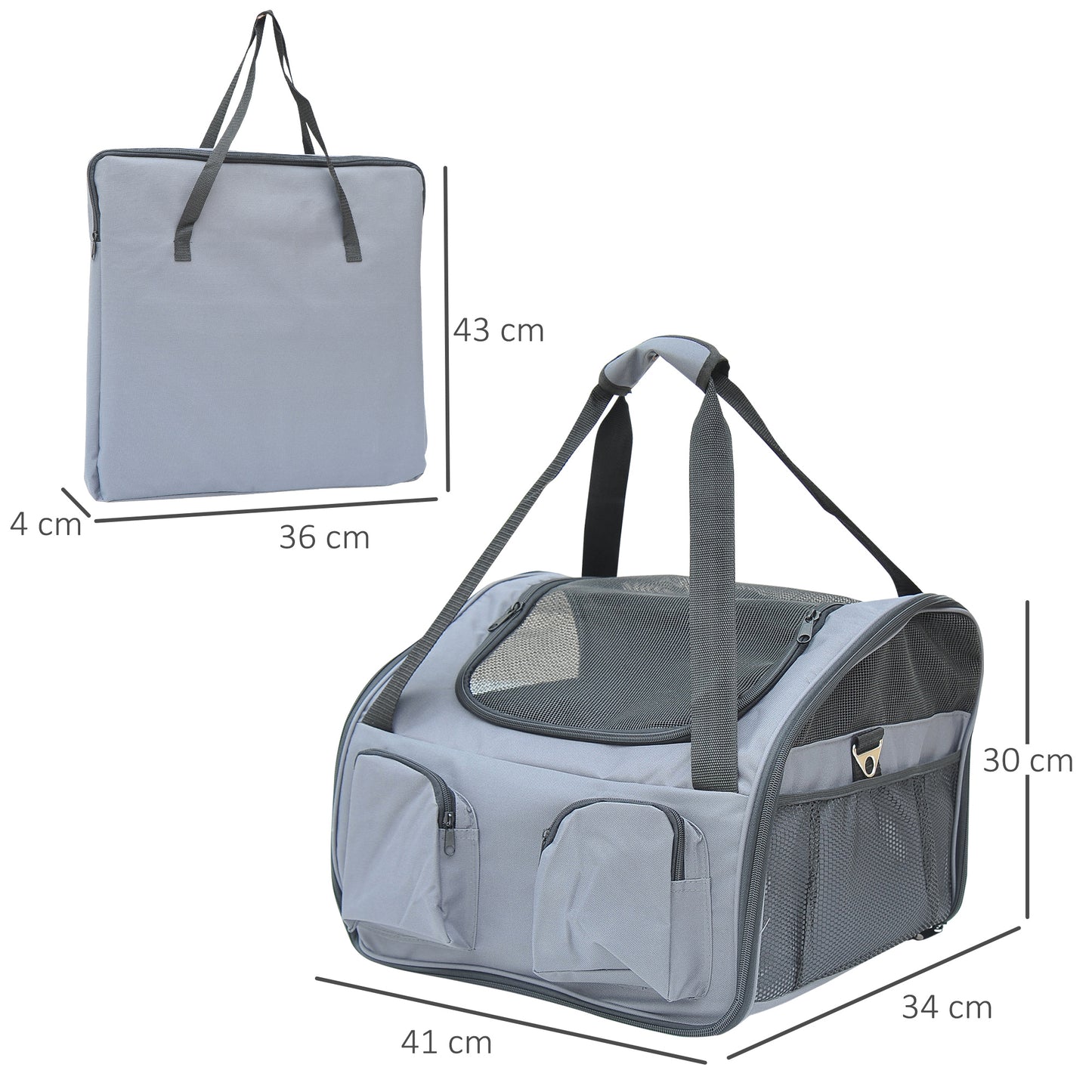 Pet Carrier Folding Bag Car Seat