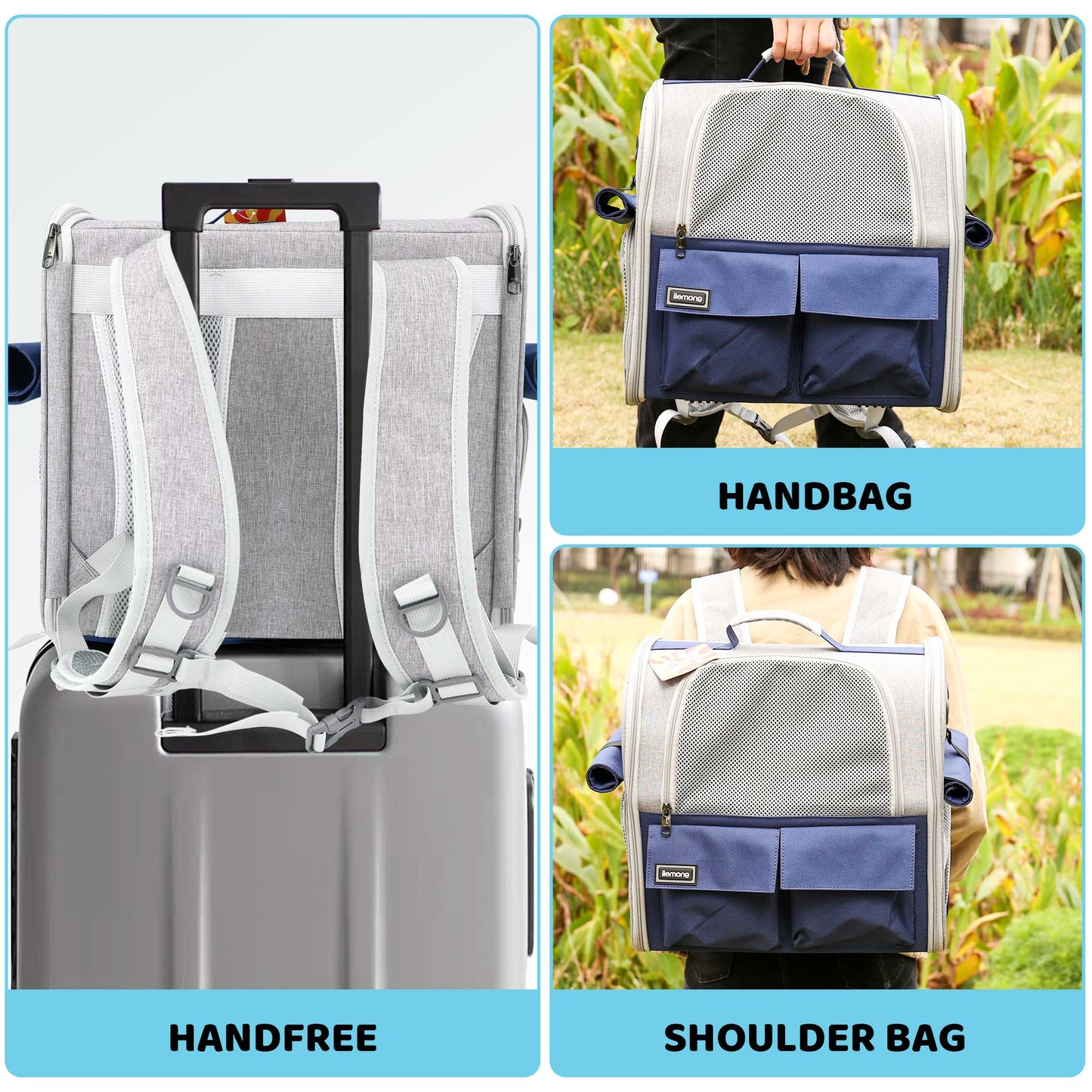 New Stylish And Spacious Foldable Soft Pet Carrier