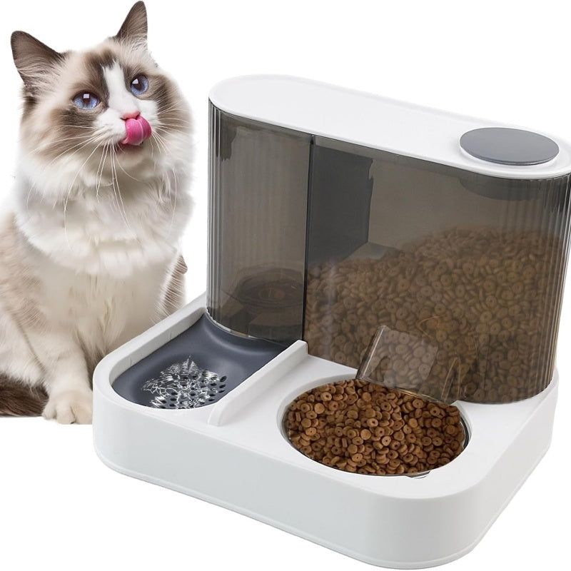 2 In 1 Automatic Cat Feeder Water Dispenser