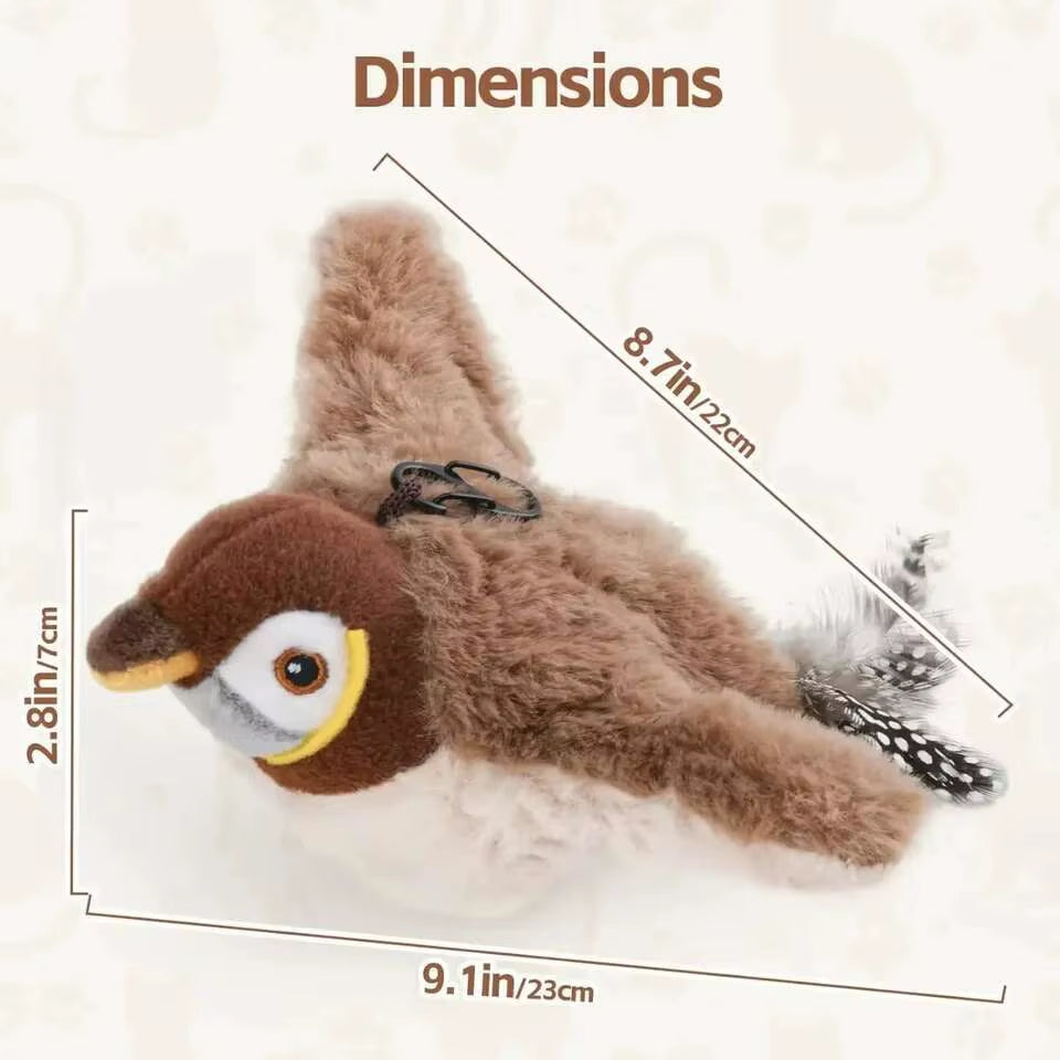 Interactive Cat Feather Toy | Automatic Wand Teaser for Indoor Cats