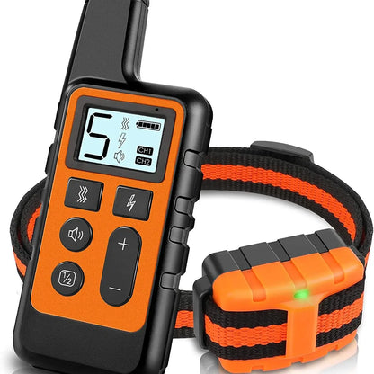 Rechargeable Dog Training Collar with Remote Control for Small Medium Large Dogs
