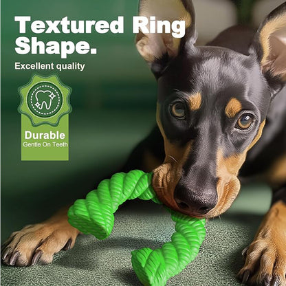 Natural Rubber Horseshoe-Shaped Chew Toys