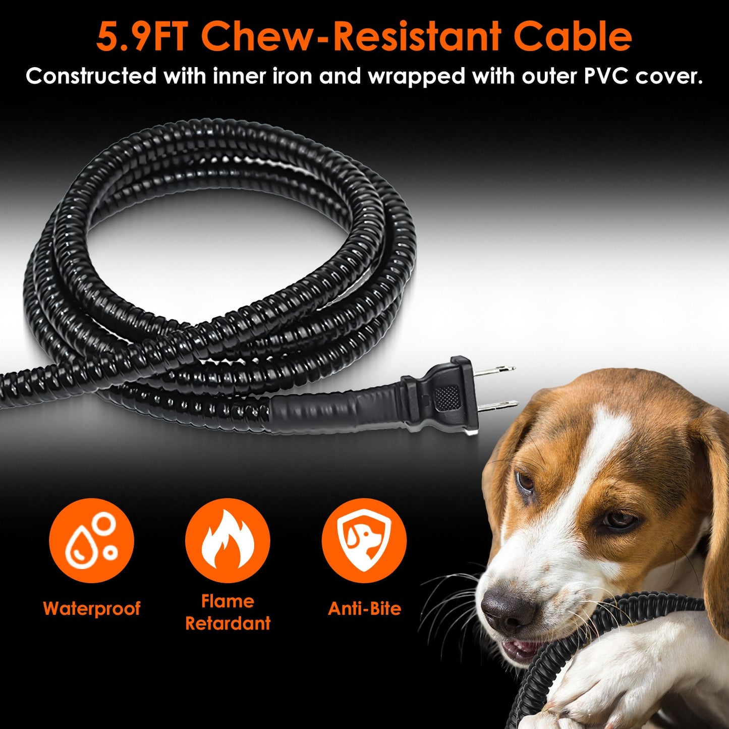 1Pc Heated Water Bowl