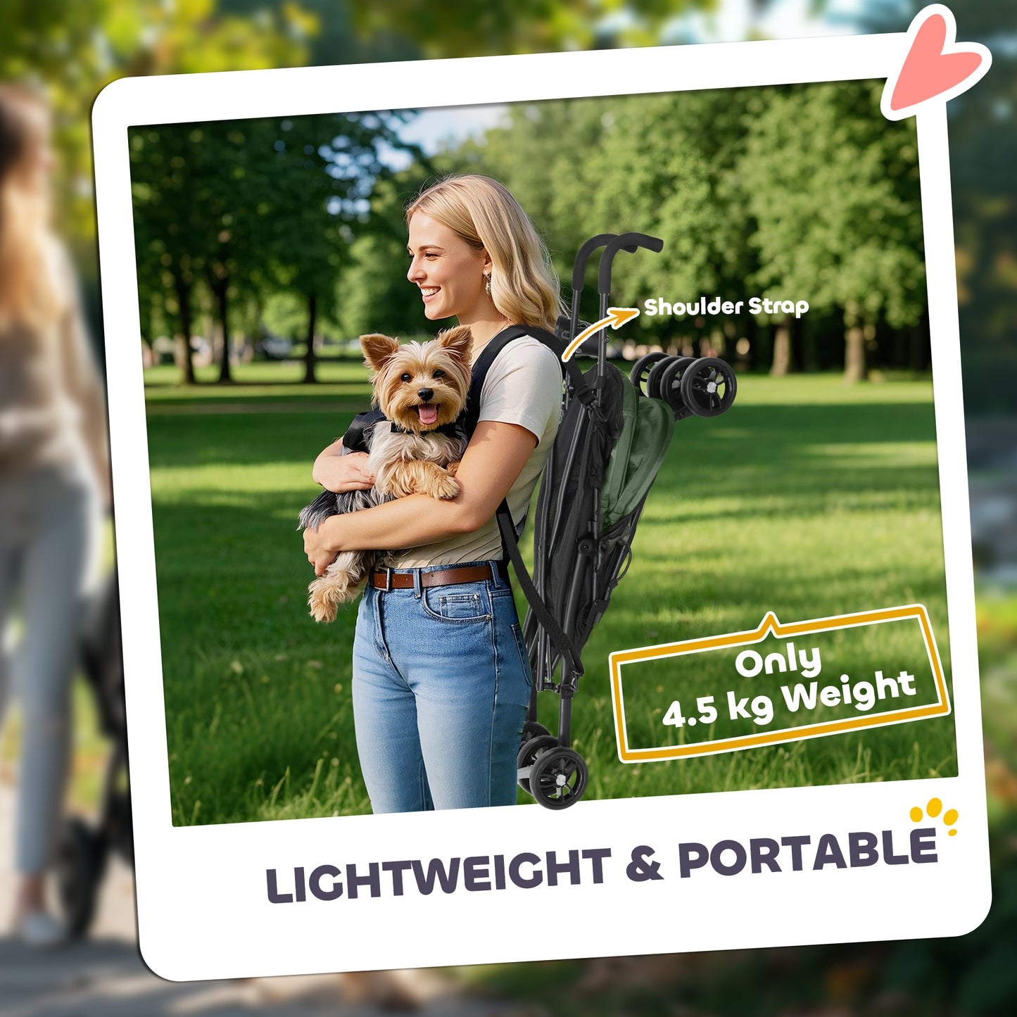 New Foldable Dog Stroller