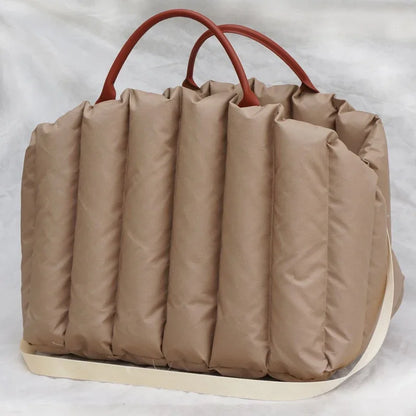 The Paw Purrse™ | Luxury Cat Carrier Tote Bag for Stylish Pet Travel