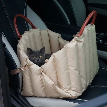 The Paw Purrse™ | Luxury Cat Carrier Tote Bag for Stylish Pet Travel