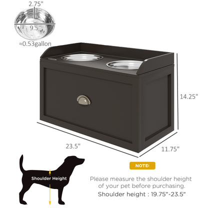 Pet Feeding Station Dish Bowl Set