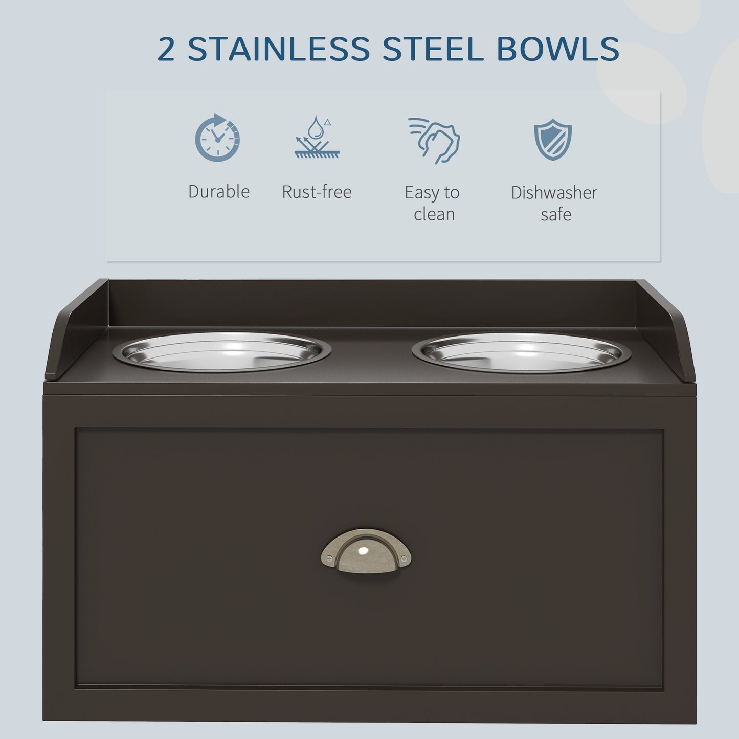 Pet Feeding Station Dish Bowl Set