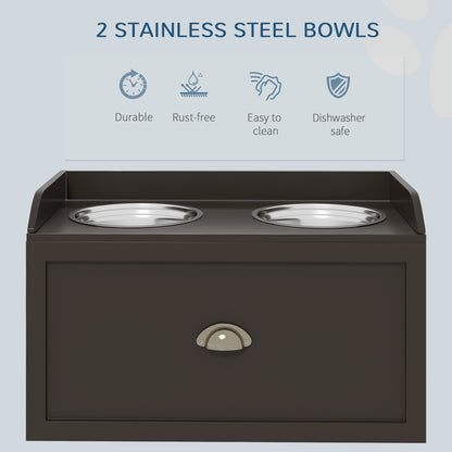 Pet Feeding Station Dish Bowl Set