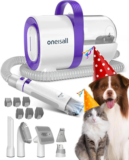 All-in-One Pet Grooming Vacuum Kit for Dogs & Cats | 11000Pa Suction