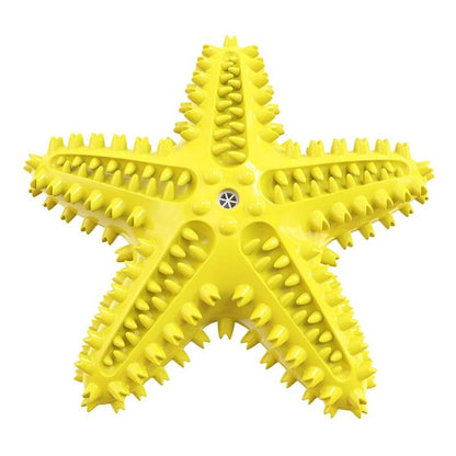 Dogs Tooth Cleaning Chew Funny Interactive Training Starfish Toy