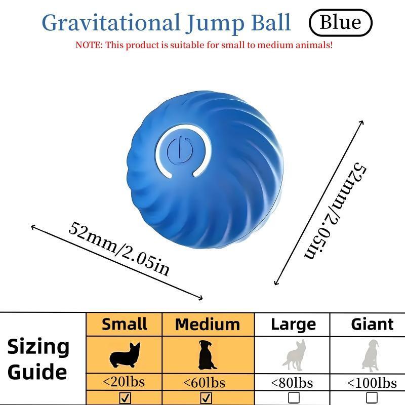 Blue And Orange Pet Bouncing Ball