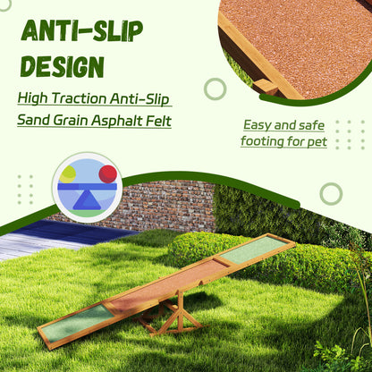 Wooden Dog Agility Seesaw for Training and Exercise