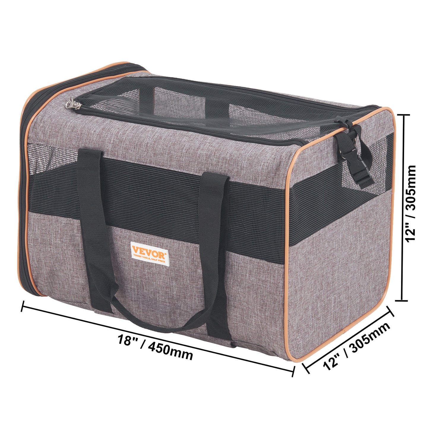 Airline Approved Rolling Pet Carrier Bowl, Grey